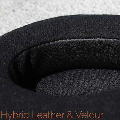Padz Velour - the Ultimate Upgraded Earpads by Wicked Cushions - Compatible with Audio Technica, Hyperx, Steelseries Arctis & More - Extra Thick - Bigger Opening - Softer Memory Foam | (Black)