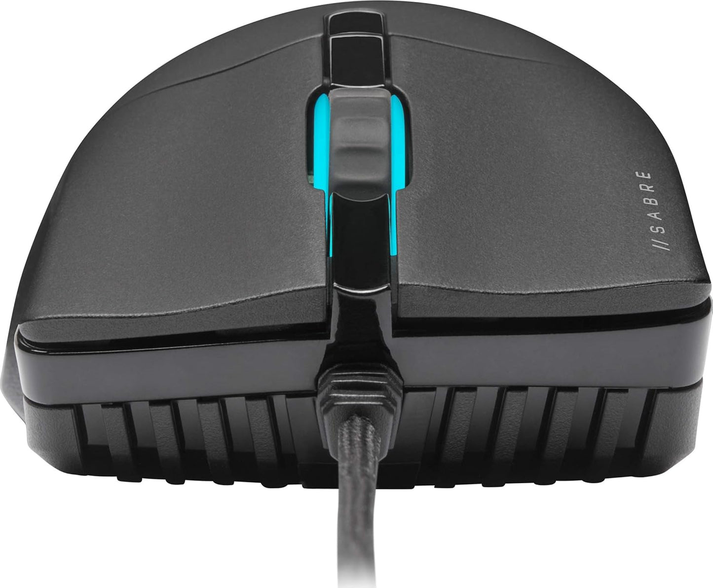 Sabre RGB PRO Champion Series FPS/MOBA Gaming Mouse - Ergonomic Shape for Esports and Competitive Play - Ultra-Lightweight 74G - Flexible Paracord Cable
