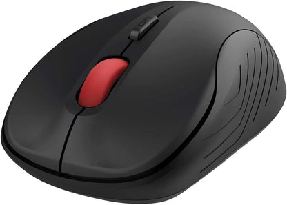 2.4G Wireless Optical Mouse, Silent, 3 DPI (Up to 1600), 4 Button, 2 Pack (Black) for Computer, Laptop, Macbook