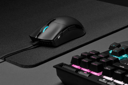 Sabre RGB PRO Champion Series FPS/MOBA Gaming Mouse - Ergonomic Shape for Esports and Competitive Play - Ultra-Lightweight 74G - Flexible Paracord Cable